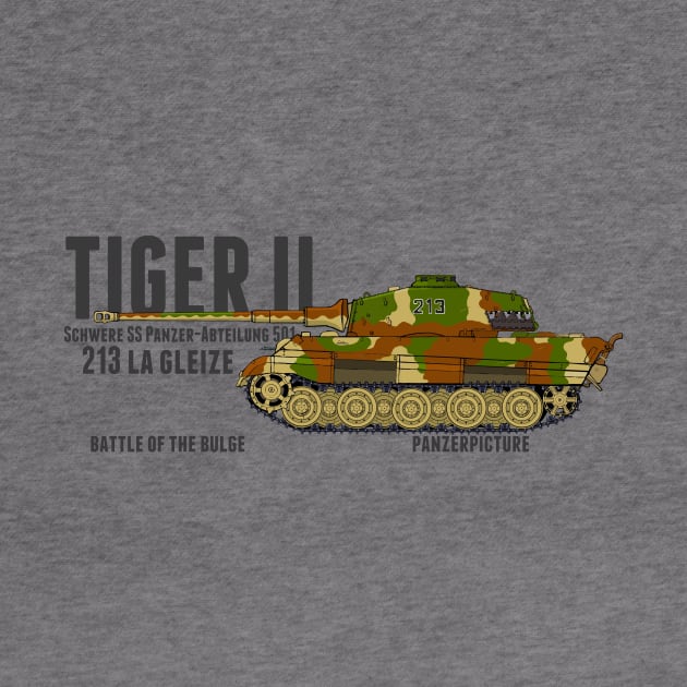 Tiger II 213 La Gleize Battle of the Bulge by Panzerpicture